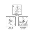 thumbnail image 2 of Chevalier Citrouille Gonflable Sans Tête de 8 Pieds, 2 of 3