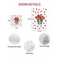 thumbnail image 7 of Red Tulip Flowers Kitchen Dish Towels for Drying Dishes Set of 3, Spring Floral Vintage Drum Rustic Waffle Weave Microfiber Hand Tea Bathroom Towels Quick Dry & Absorbent Towel 15.7x23.6, 7 of 7