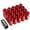 Red, variant on J2 Engineering LN-T7-004-15-SL J2 Engineering 7075 -T6 Forged Aluminum M12X1.5 20Pcs 50mm Height Open -End Lug Nut Set w / Socket Adapter Key (Silver)