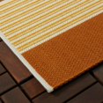 thumbnail image 3 of Balta Jonah Striped Transitional Indoor/ Outdoor Area Rug Burnt Orange 7'10" x 10' 8' x 10' Ivory, Cream, Black, 3 of 5
