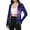 Light Purple, variant on Women's Textured Print Ice Silk Hooded Sun Jacket Top, Lightweight Long Sleeve Sun Protective Shirt, UPF 50+ Cover-Up for Outdoor Activities, Cool and Comfortable,Purple 2XL