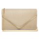 thumbnail image 1 of Bolso de noche Clutch Dasein Glistening para mujer, color champán, 1 of 6