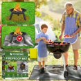 thumbnail image 3 of Silver Fireproof Mat - Outdoor Camping Grill Mat, Stove Fireproof Pad, Heat-Resistant Picnic Mat(2PCS), 3 of 5