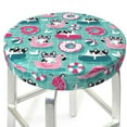 thumbnail image 3 of Kdxio Dogs With Swimming Print Elastic Bar Stool Cover Personalized Washable Stool Cover for Barbershop Home Bar Kitchen-13 inch, 3 of 7