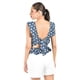 thumbnail image 3 of Blusa bordada con olanes Roman Fashion /Juvenil, 3220 (Mezclilla dark) azul oscuro M, 3 of 5