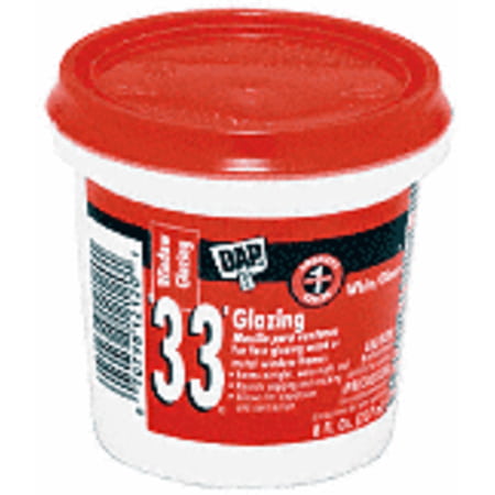 CRL White DAP® '33'® Glazing Compound - Half (Best Drywall Repair Compound)