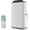 Color-blocked top cover plus, variant on 14000 BTU Portable Air Conditioner for Rooms up to 750 Sq. Ft, 3-in-1 AC Unit with Cooling, Dehumidifier & Fan, White+Black