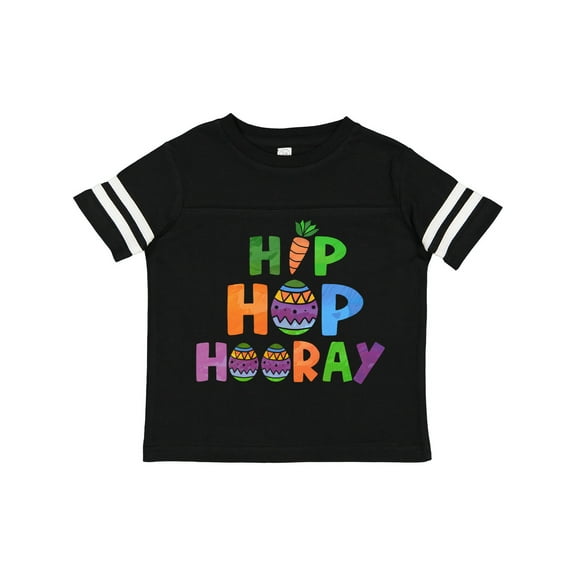 Inktastic Easter Hip Hop Hooray with Eggs and Carrot Boys or Girls Toddler T-Shirt