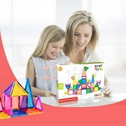 EverPlay Magnetic Tiles for Kids - STEM 41PCS Construction Building Blocks Educational Toy