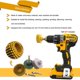 thumbnail image 4 of Cepillo abrasivo con cerdas de goma, disco de pulido de color amarillo oscuro para taladro eléctrico (1 unidad), 4 of 5