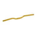 Aluminum Fixed Gear Bike Road Bicycle Fixed Gear Riser Bar Handlebar 25.4mm*520mm (golden