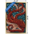 thumbnail image 3 of Lantern Press - Yachats, Oregon, Octopus Mosaic Wall Poster, 22.375" x 34" Framed, 3 of 5