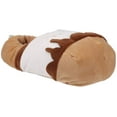 thumbnail image 5 of Squishmallows Kids Slippers Carmelita Smores Size 2/3, 5 of 5