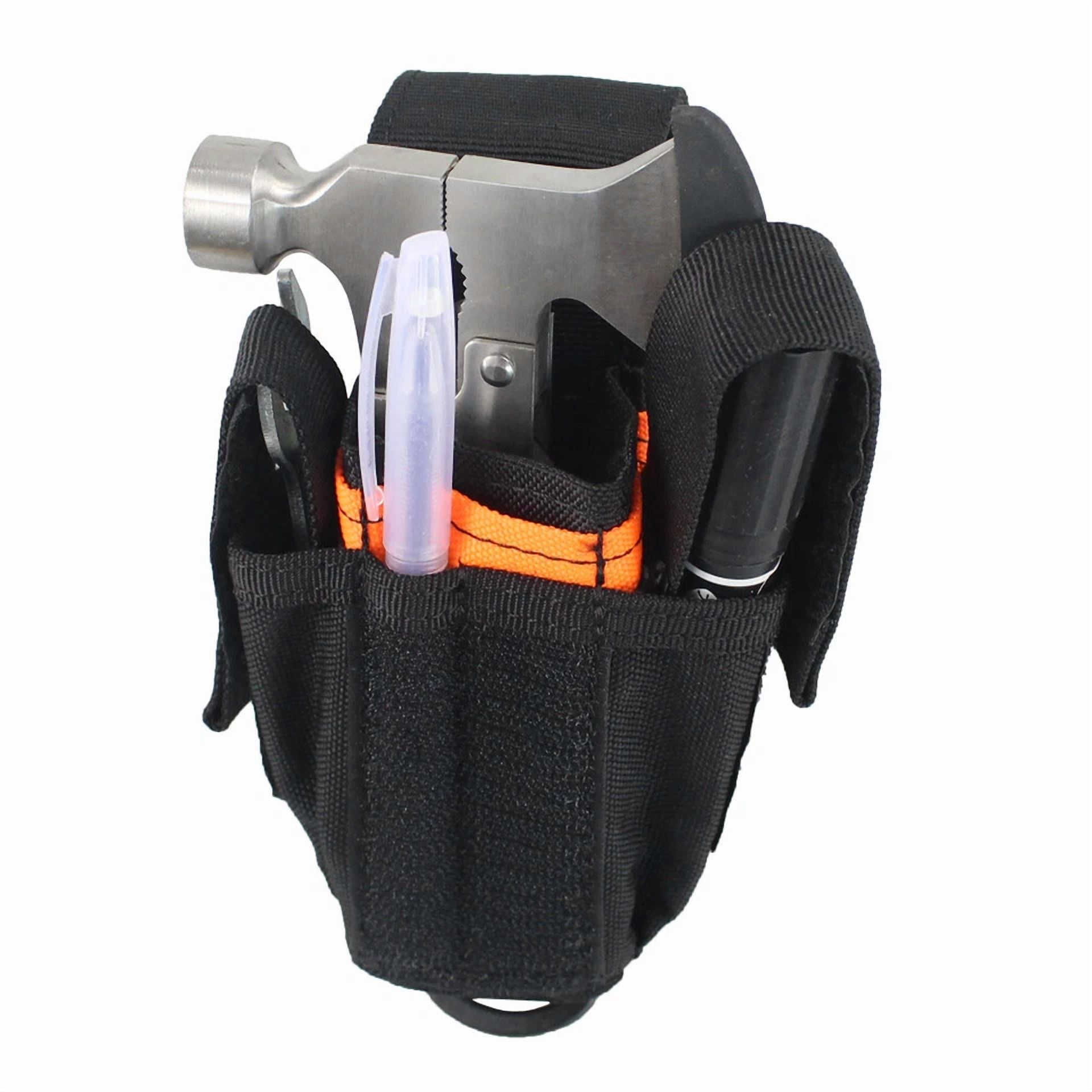 CIRCLE- Tactical Molle Tools Pouch Multi Pockets Tool Sheath Holster Holder Organizer