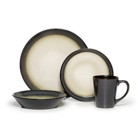 Pfaltzgraff Aria 16-Piece Round Stoneware Dinnerware Set (Red)