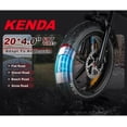 thumbnail image 5 of SAMEBIKE 20" Folding Electric Bike for Adults, 750W Motor, 20 MPH, 48V 17Ah Battery, 20"x4.0 Fat Tires, Full Suspension, 7-Speed, 5 of 8