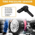 thumbnail image 2 of Unique Bargains No.407001628R Tire Pressure Sensor for Renault Captur R 2013-2015 Tire Pressure Monitoring Sensor 433MHz, 2 of 7