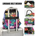 thumbnail image 4 of ALAZA Tropical Flowers Womens Travel Laptop Backpack Large Daypack Ladies Shoulder Bags M, 4 of 7