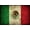 Unframed, variant on Art.com Grunge Mexican Flag Stretched Canvas Print Wall Art by Graphic Design Resources, 36" x 24"