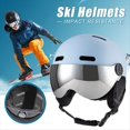 thumbnail image 5 of L[59-61CM]Cascos de Esquí Casco Deportivo de Nieve una Prueba de Viento con Protección para los Oídos Casco Protector Monopatín Snowboard, 5 of 5