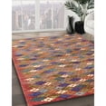 thumbnail image 3 of Ahgly Company Machine Washable Indoor Square Contemporary Bullet Shell Brown Area Rugs, 7' Square, 3 of 7