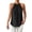 Black Womens Tank Tops, variant on Juniors Cute Tops Halter Tie Back Shirt Cold Shoulder Slim Fit Breathable Camisole Tops
