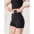 thumbnail image 6 of Women’s Three Pocket Basic Active Shorts, Moisture Wicking Comfortable Wear, 6 of 6