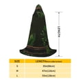 thumbnail image 2 of Naloa Framed Greenery Wall Art Hooded Cloak Cape with Hood Halloween Capes Women Witch Costume Vampire Cloak Wizard Robe Cosplay Costume with teenagers-Medium, 2 of 7