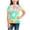 Yellow, variant on Fnooota Girls T Shirts, Short Sleeve Tie Dye Soft Crew Neck Summer Tops Yellow Size 7-8