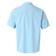 thumbnail image 4 of Camisas Vaqueras Para Hombre XXL Camisa casual de moda de lino para hombre con botones de manga corta a juego de color de solapa de verano (Blue, XXL), 4 of 7