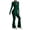 D14/Green, variant on Afdoent Workout Sets For Women High Waisted Flare Leg Yoga Long Sleeve And Pants Workout Outfit For Fitness Solid Color Active Wear