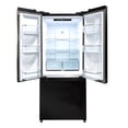 thumbnail image 6 of iceBlue 30" Black Stainless Steel French Door Refrigerator, Top Fridge and Drawer Freezer, 17.7 Cu. Ft., 6 of 14