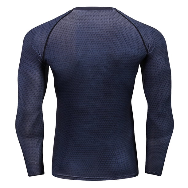 Guardurnaity Body para hombre Punky, corsé ventilado y cómodo, medias de algodón de manga larga para correr, escalada, leotardo elástico Camisetas Negro, negro> L L