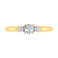 thumbnail image 3 of 1/3 Carat Diamond 3-Stone Diamond Engagement Ring in 14K Yellow Gold (Ring Size 6.75) (I1-I2 Clarity), 3 of 5