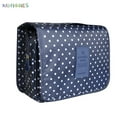 thumbnail image 6 of Bad Piggies Hanging Makeup Cosmetic Bag Waterproof Portable Travel Toiletry Tidy Organizer Bag, Navy, 6 of 7