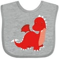 thumbnail image 3 of Inktastic Adorable Red Dragon Boys Baby Bib, 3 of 4
