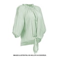 thumbnail image 3 of Blusa George para Dama, Manga 3/4 con Abertura con Amarre en Cintura Sage T EG, 3 of 4