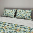 thumbnail image 2 of Cupcake Comforter & Sham Bedding Set, Composition of Ice Cream Cones Muffin Cakes Cream Berries Delicious Illustration, 3 pcs Duvet Set Microfiber Filling Quilt, 5 Sizes, Multicolor, by Ambesonne, 2 of 4