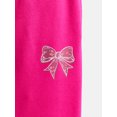 thumbnail image 3 of Wonder Nation Girls Fleece Hoodie and Wide Leg Sweatpants Set, 2-Piece, Sizes 4-18, 3 of 3