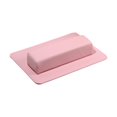thumbnail image 1 of Cojín con tapete de mesa para reposabrazos de uñas, soporte para codos y manos en cuero PU para Rosa, 1 of 9