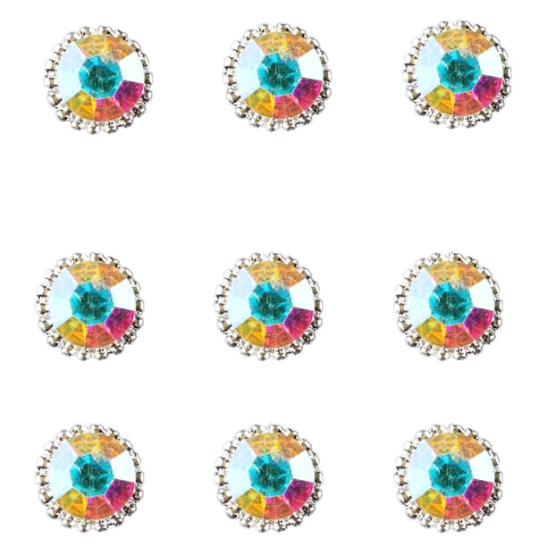Paquete Piezas Colcomx Mujeres Niñas Gems Sticker Decoración de Bricolaje