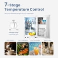 thumbnail image 4 of Yeego 2.47 Cu.Ft Mini Fridge, Compact Refrigerator Cooler with Single Door for Skin Care/Cosmetics/Beverage/Food, Small Fridge for Office/Bedroom/Dorm, White, 4 of 7