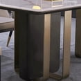 thumbnail image 4 of Nordic Luxury Style Dinner Table Modern Minimalist Wood Dining Table Kitchen Conference Mesa De Billar Garden Furniture Sets GM My Lux Decor Round, 4 of 13