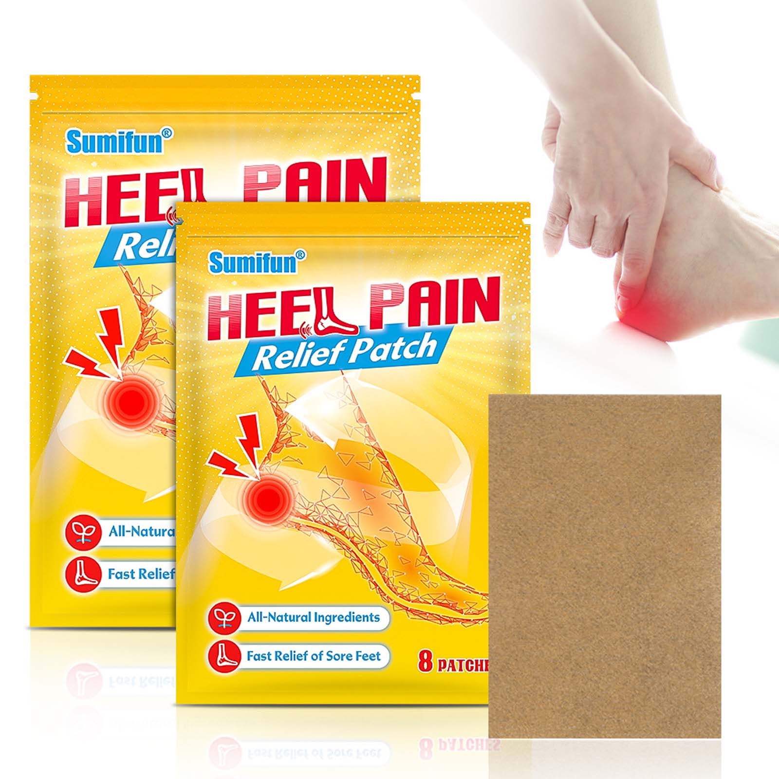 YiFudd Heel Pain Patch, Heel Pain, Plantar Fasciitis,Muscle Strain