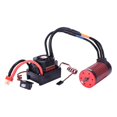 thumbnail image 2 of Motor sin escobillas Hugo 2650Kv 2050Kv ESC a prueba de agua 120A para coche 1:10 1:18, 2 of 10