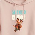 thumbnail image 3 of Luca - Silenzio Bruno - Juniors Cropped Pullover Hoodie, 3 of 5