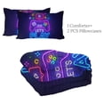 thumbnail image 2 of BlessLiving Teenager Comforter Set for Boys, Blue Game Kids Bedding Sets for Boys Full, 3 Pieces, 2 of 5