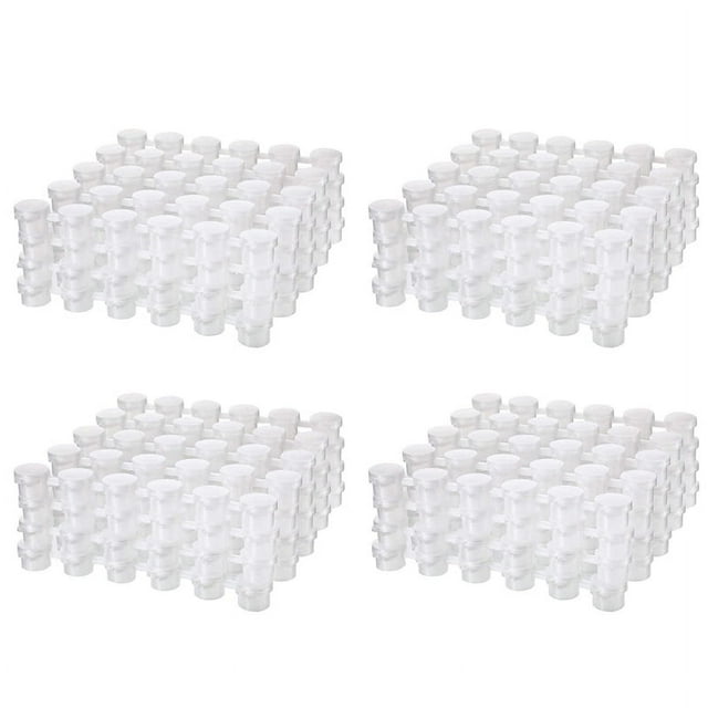 96 Tiras 2 Ml Tiras de Pintura VacíAs Macetas para Vasos de Pintura Recipientes de Almacenamiento Transparentes Pintura Suministros para Manualidades 576 Macetas en Total