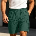thumbnail image 2 of Zeliretfy Mens Shorts Cargo Shorts Classic Loose Casual Wear With Pockets And Denim Shorts Hip Hop Cropped Jeans Work Shorts with Cargo Pockets Authentics Classic Relaxed Fit Five Pocket Cargo Short, 2 of 8