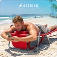 thumbnail image 4 of Ostrich la Chaise de Plage Inclinable Portable Robuste pour Sac à Dos avec Ouverture pour le Visage, Rouge, 4 of 14